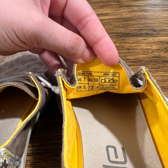 HEY DUDE | Wendy Funk | Army Dot | Size 7 - Picture 4 of 4